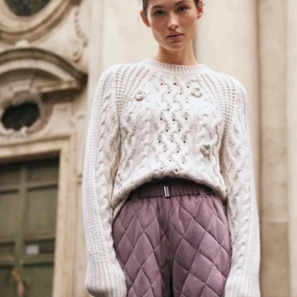 Mango cable knit sweater - Picture 2 of 6